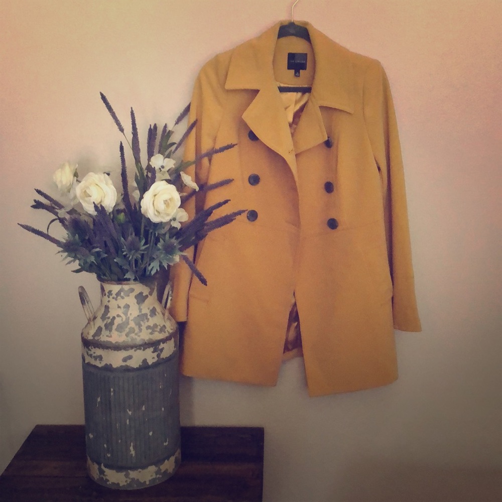 Limited yellow Pea Coat